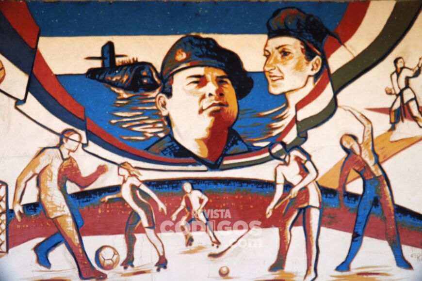 Garupá inauguró un mural en honor a Jorge Ortíz, el submarinista que formó parte de la tripulación del ARA San Juan