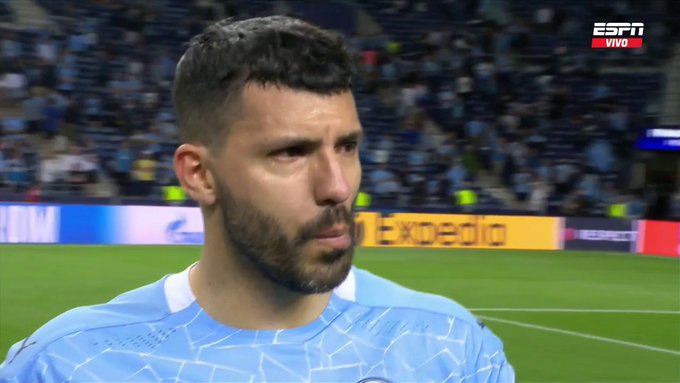 Agüero cerró una era en Manchester City y se despidió entre lágrimas tras la derrota