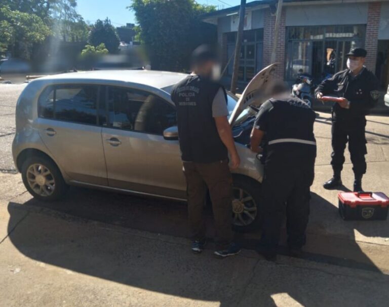 Secuestraron en Posadas un automóvil “mellizo” robado en Buenos Aires