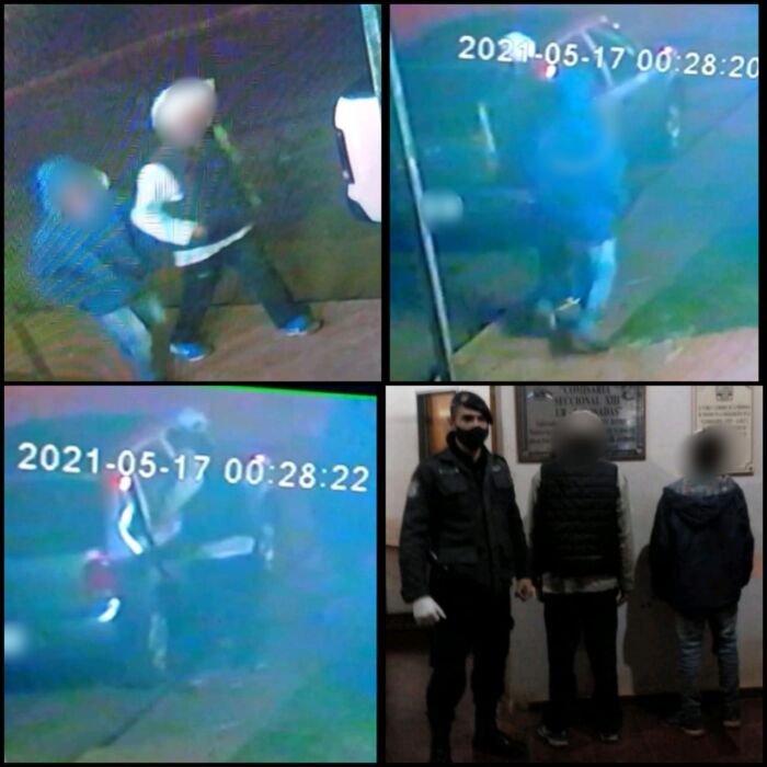 Posadas: los atraparon luego de cometer un ilícito que quedó grabado en cámaras de seguridad