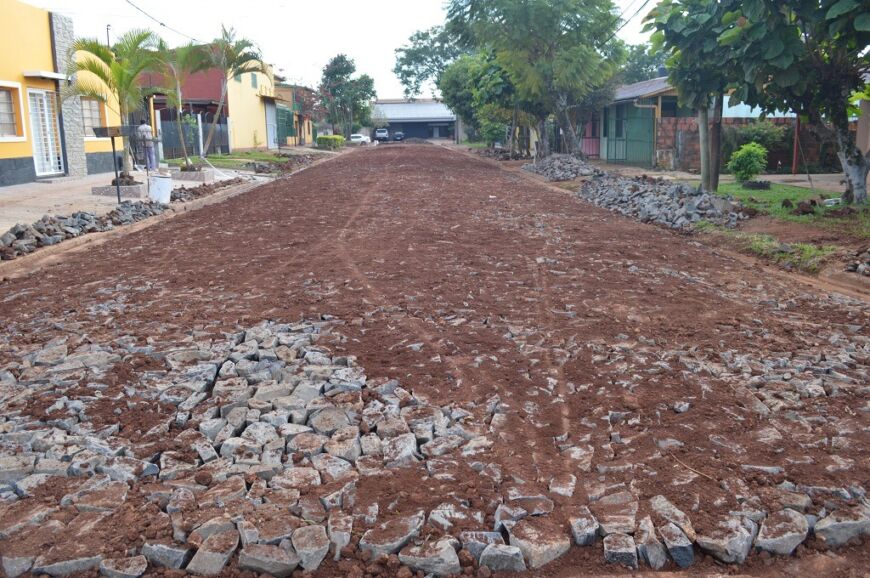 Empedrado en Posadas: avanzan a buen ritmo las obras en las chacras 69 y 70