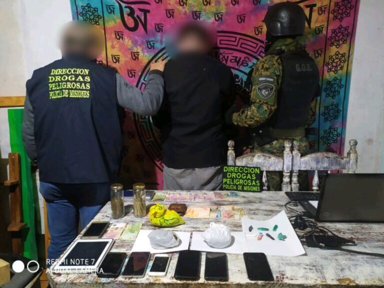 Desarticularon dos “kioscos” de marihuana y cocaína en Posadas