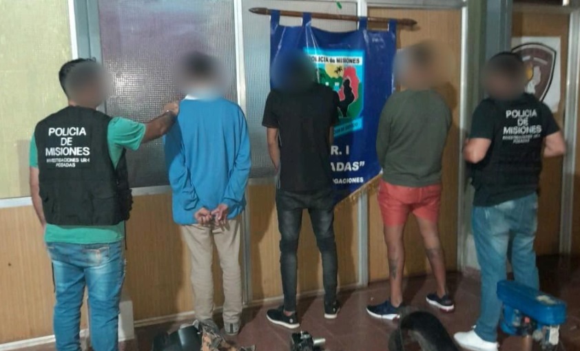 En operativo incautaron droga, elementos sustraídos y detuvieron a tres jóvenes