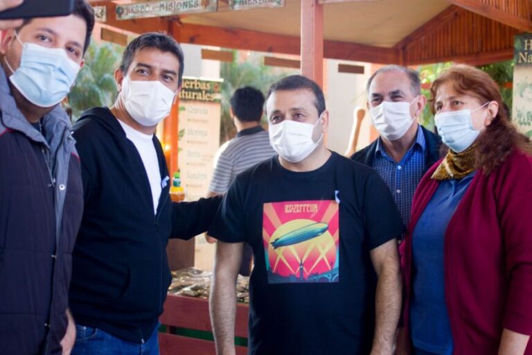 Herrera, Stelatto y Martínez visitaron el Mercado Concentrador