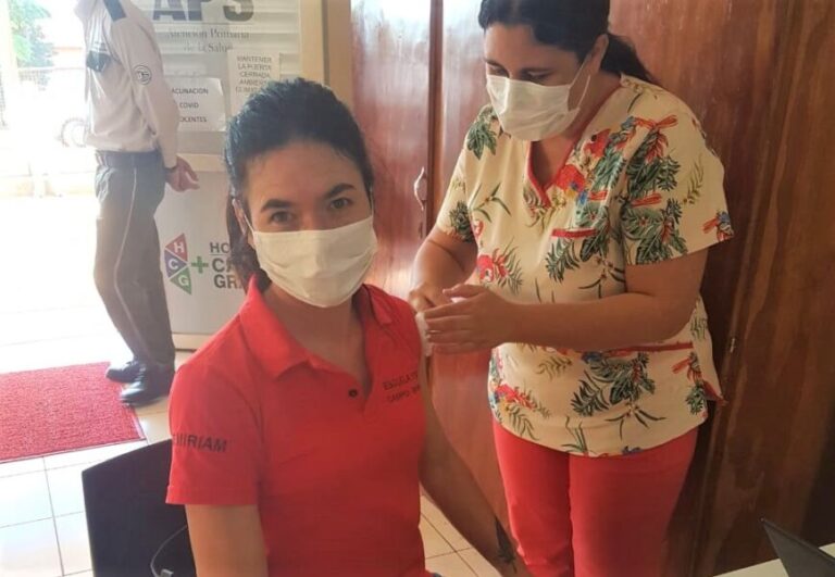 Campo Grande ya vacunó a todos sus docentes contra el coronavirus