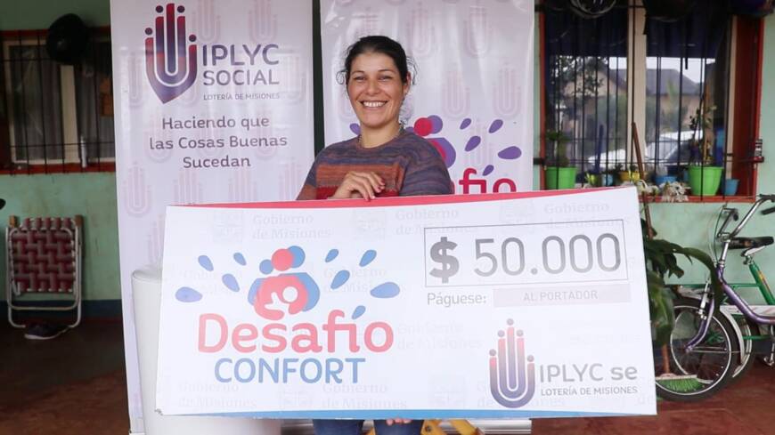 Ama de casa de Alem es la nueva ganadora de «Desafío Confort»