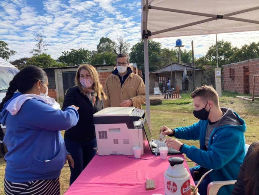 Con gran éxito realizaron un nuevo operativo integral en la chacra 26 de Posadas