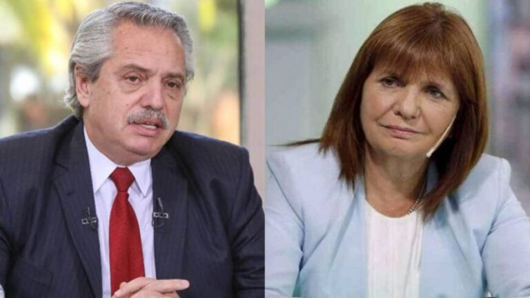 Alberto Fernández demandó a Patricia Bullrich por 100 millones de pesos