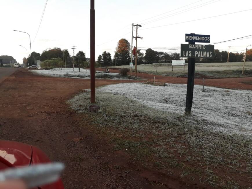 Ola polar en Misiones: intensas heladas y caída de agua nieve en algunos municipios 7 14 - heladas3 3 - 13