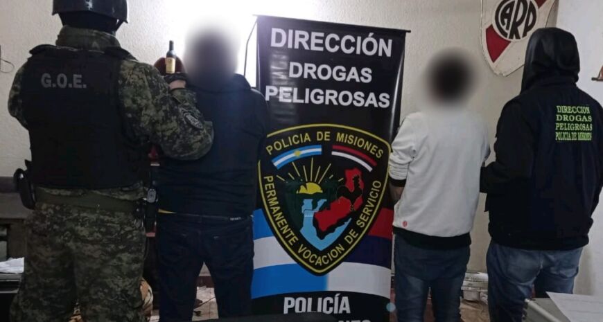 Desbarataron otro "kiosco" narco: ahora en el barrio Yacyretá de Posadas