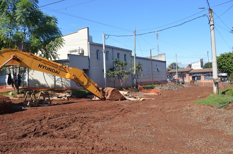 Avanzan las obras de saneamiento en la chacra 109 de Posadas