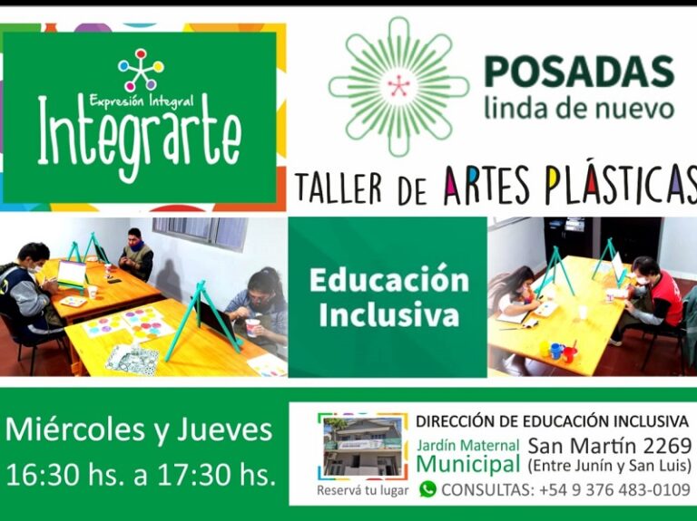 Integrarte: comenzaron los talleres de teatro y plástica en Posadas
