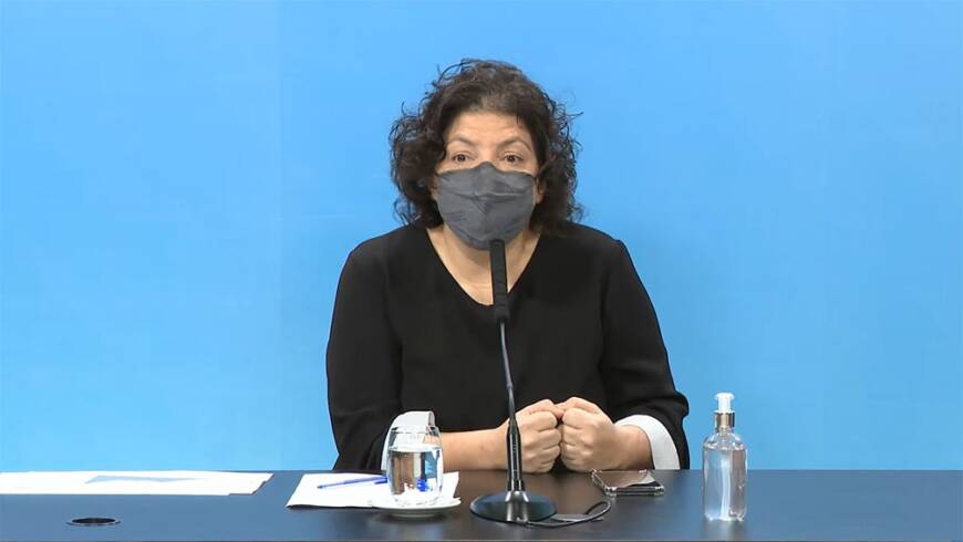 "Los casos están disminuyendo en forma sostenida y profundizada", dijo Vizzotti