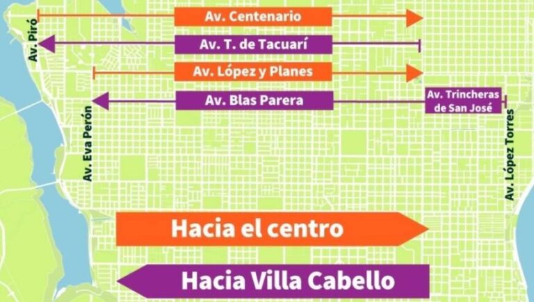 El domingo habilitarán las nuevas avenidas manos únicas en Posadas
