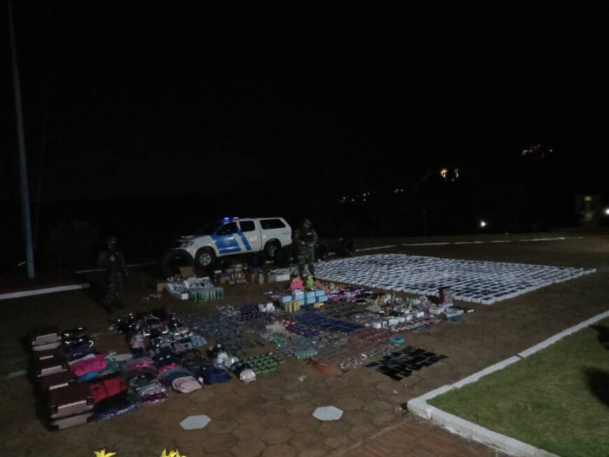 Misiones: en dos procedimientos, secuestraron cigarrillos y mercadería valuados en más de $5 millones