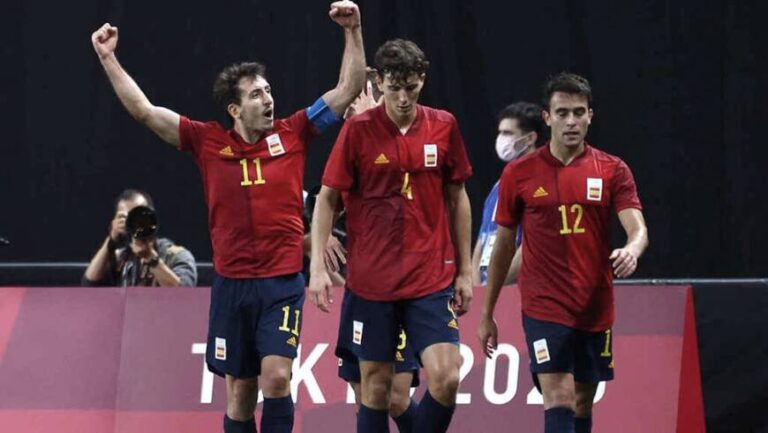 España, próximo rival de Argentina, superó 1-0 a Australia y es líder del grupo C de los Juegos Olímpicos