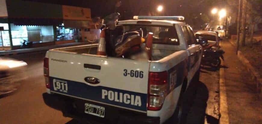 Detuvieron a jóvenes por golpear a un policía en medio de un control vehicular en Alem