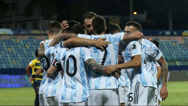 Copa América: Argentina goleó a Ecuador y enfrentará a Colombia en las semifinales