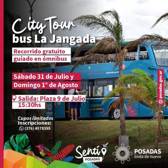 Posadas: este fin de semana se viene otra edición del “City Tour” 1 2 - city tour 1 - 1