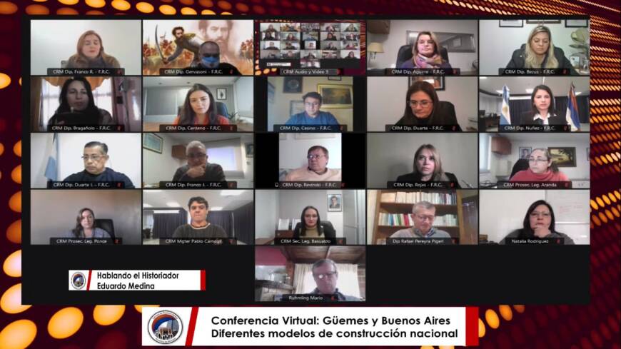 Legislatura: brindaron una conferencia virtual sobre Martín Miguel de Güemes 1 2 - conferencia 2 - 1