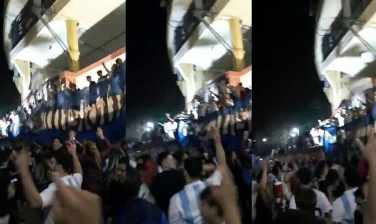 Así festejaron los posadeños el triunfo de Argentina en el Maracaná