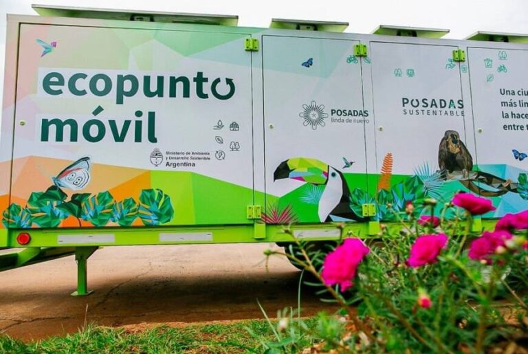 Posadas: el Ecopunto Móvil recolectó más de dos mil kilos de residuos inorgánicos