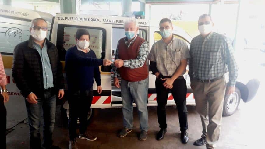 Andrade recibió una ambulancia para la atención primaria