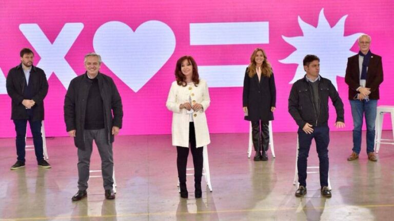 Alberto Fernández, Cristina Kirchner y Sergio Massa presentaron a sus candidatos para las próximas elecciones