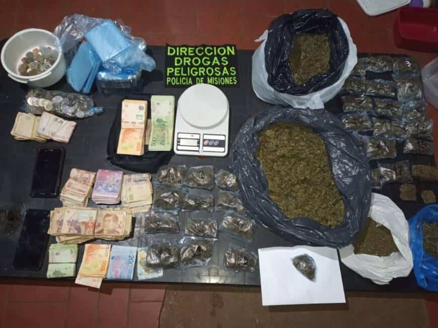 Desbarataron un kiosco narco en Posadas: hay una mujer detenida