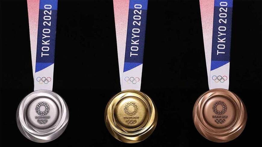 Juegos Olímpicos: las medallas tan deseadas por los atletas, fabricadas con material reciclado