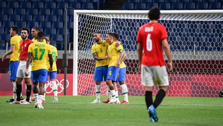 Tokio: Brasil venció a Egipto avanzó a las semifinales en el fútbol