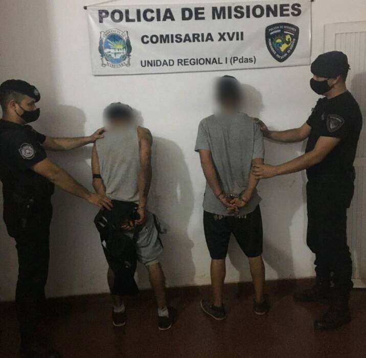 Dos hombres fueron detenidos tras intentar robar a otro a punta de cuchillo en Posadas