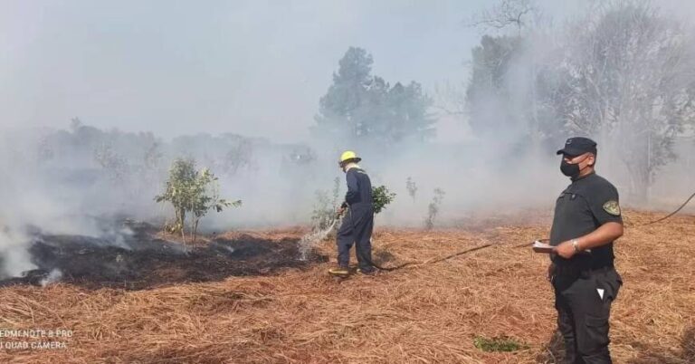 Continúan los intensos trabajos de prevención y el sofoque de incendios en la provincia