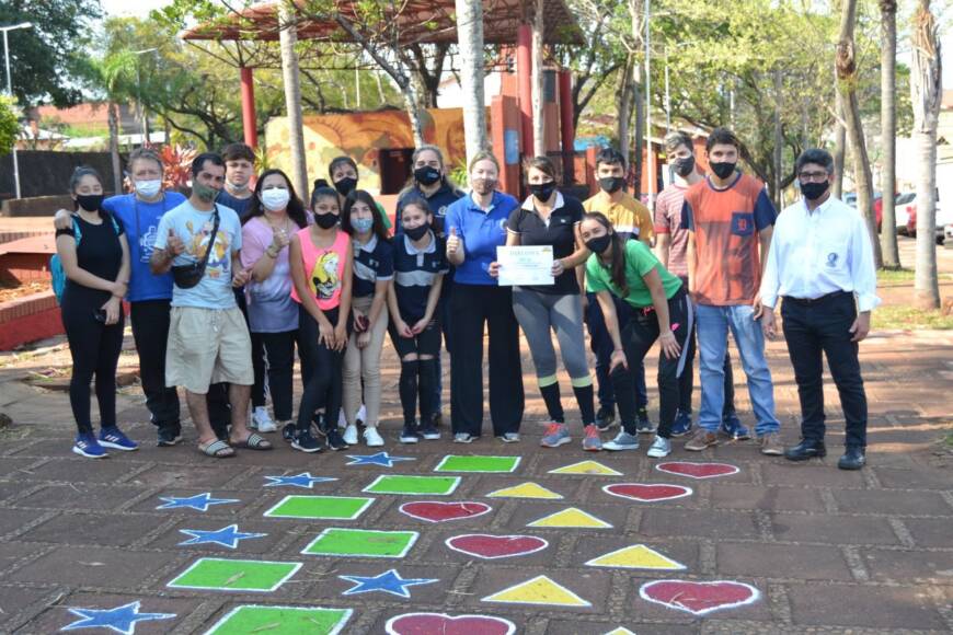 Mes de la Niñez: realizaron intervenciones en espacios públicos de Oberá