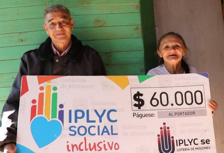 Puerto Piray: ganadora del Iplyc Social Inclusivo utilizará el premio para arreglar su casa
