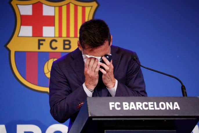 Messi en su despedida del Barcelona: "Es mi momento más difícil" 2 4 - Leo Messi 2 - 3