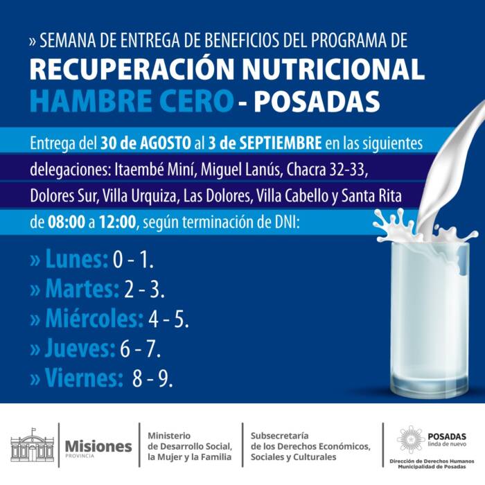 El lunes comienza la entrega del programa Hambre Cero en Misiones 1 2 - WhatsApp Image 2021 08 27 at 12.55.20 - 1