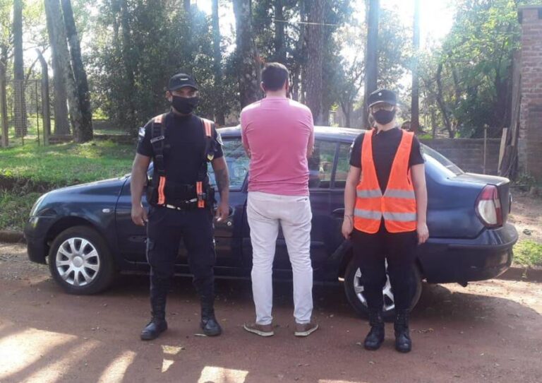 Santa Ana: cayó en un control vial un auto robado en Buenos Aires