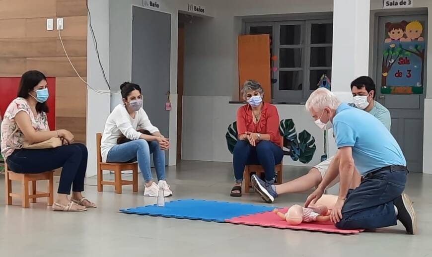 Realizaron capacitaciones a padres de bebés prematuros en técnicas de RCP en Posadas