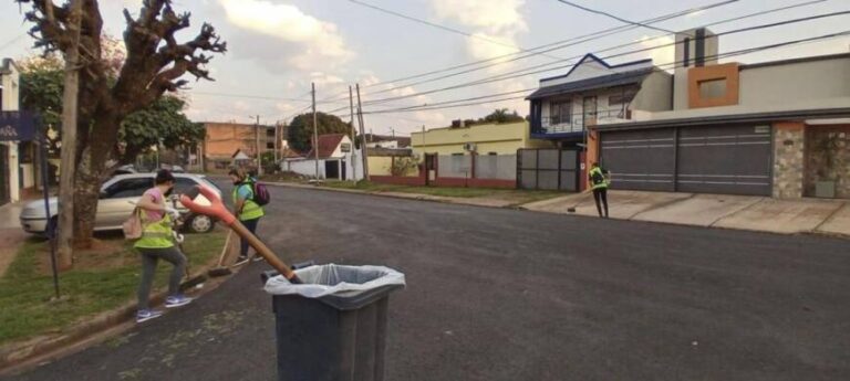 Posadas: Delegaciones municipales continúan con los trabajos de limpieza
