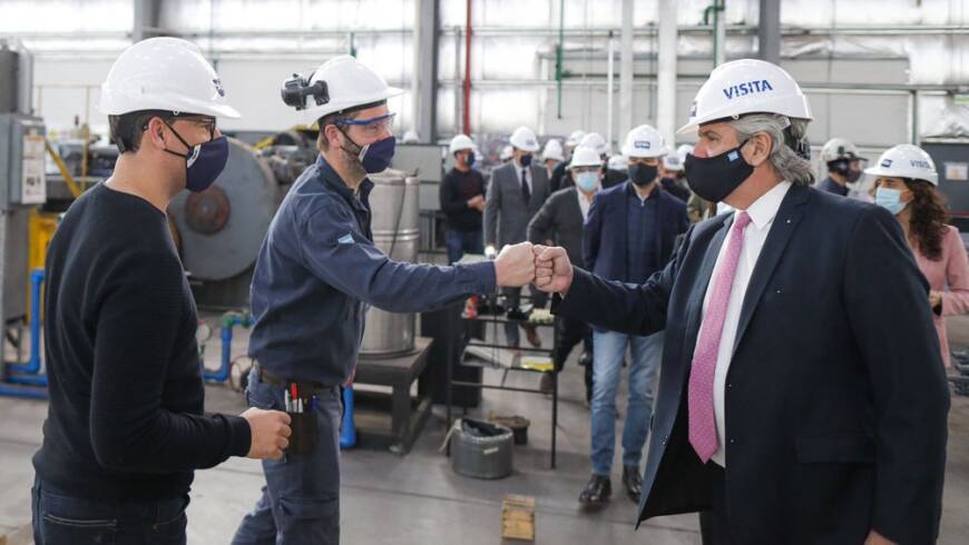 "Argentina se encuentra en un proceso real de recuperación económica", dijo Fernández