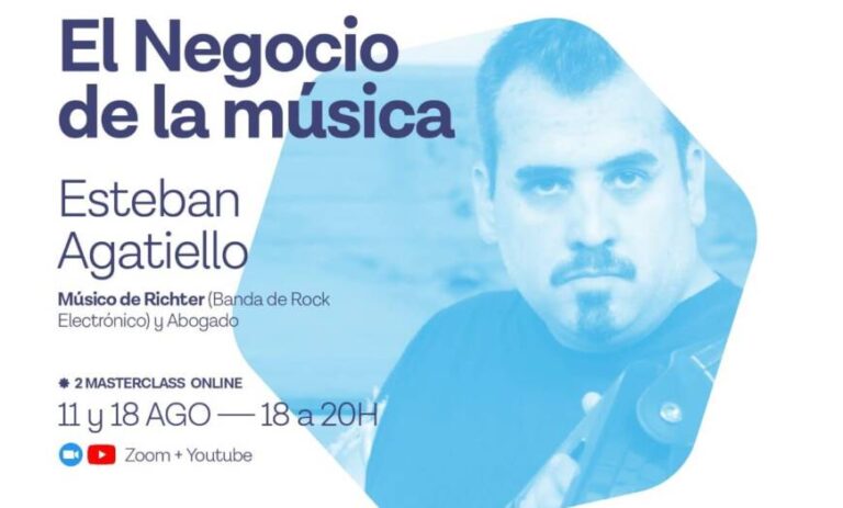 Misiones Diseña lanza el curso “El Negocio de la Música”, con Esteban Agatiello, músico y abogado