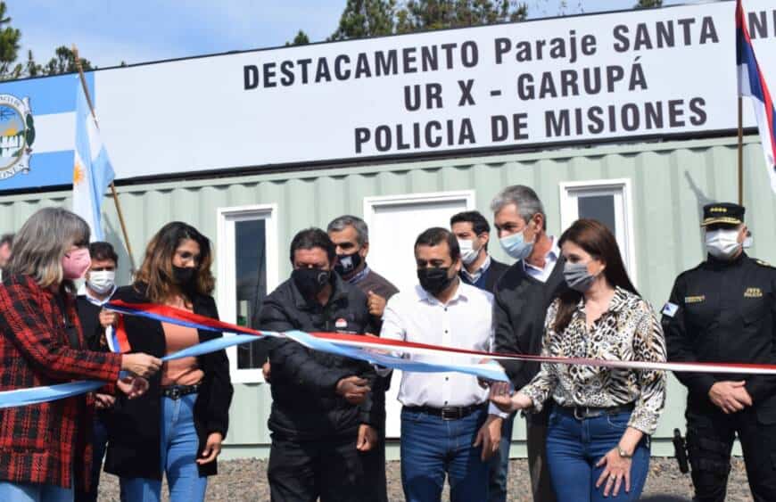 Seguridad: inauguraron nuevo destacamento policial en Garupá