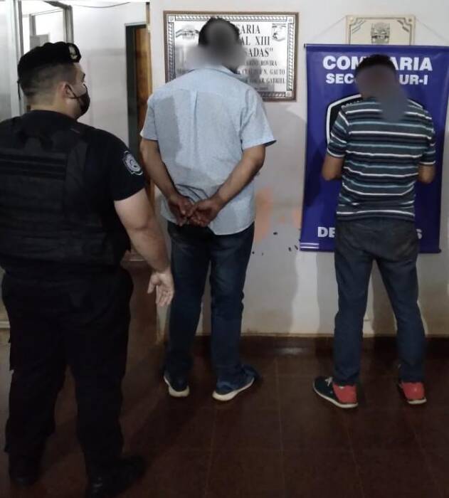 Zona Oeste de Posadas: seis detenidos por diferentes hechos 3 6 - poli 4 - 5