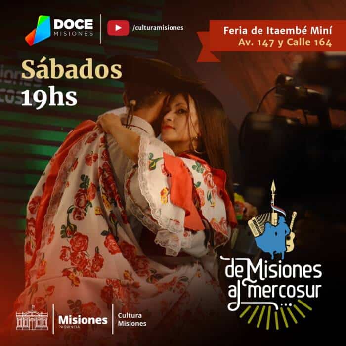 "De Misiones al Mercosur" vuelve a las clásicas bailantas en vivo