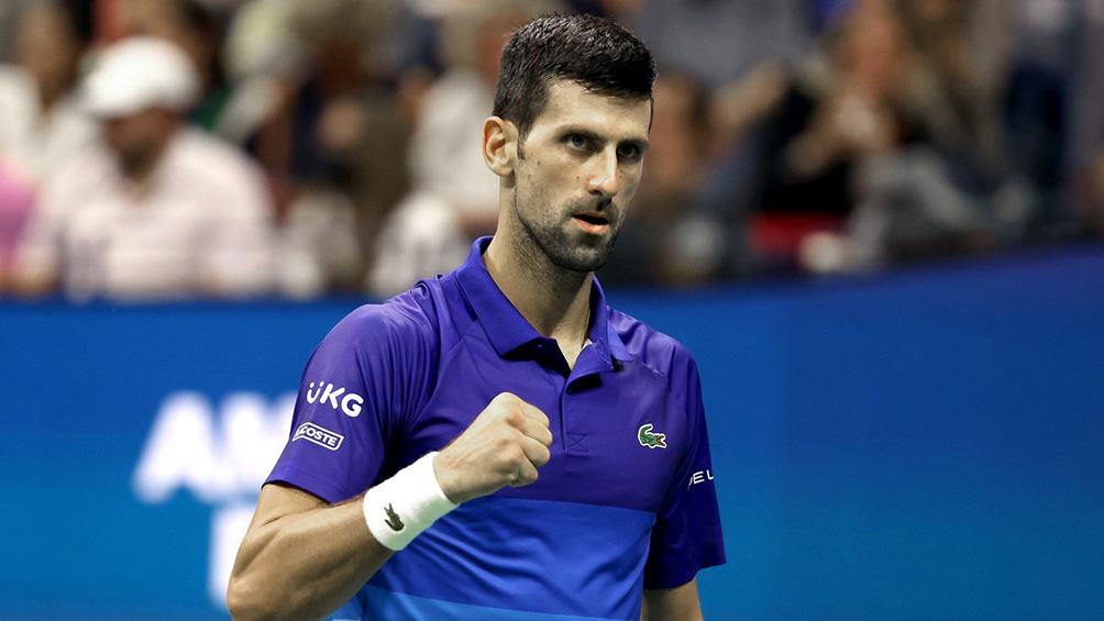 Tenis: Djokovic, a semis del US Open y enfrentará al alemán Zverev