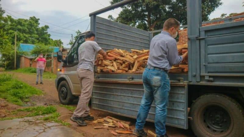 En un año, entregaron más de 50 mil kilos de leñas a comedores y merenderos posadeños