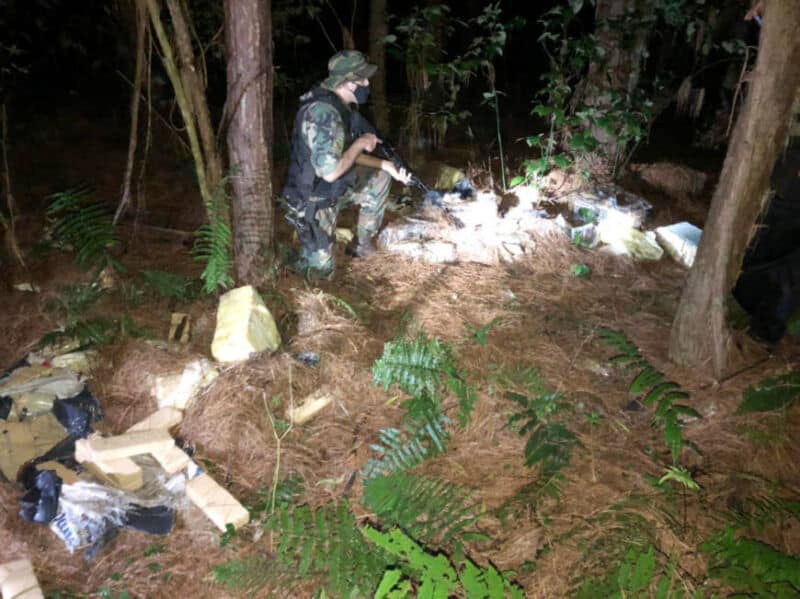 Prefectura secuestró cargamento de marihuana valuado casi en 400 millones de pesos en Puerto Libertad