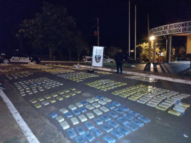 Operativos rurales: secuestraron más de 450 kilos de marihuana en General Urquiza