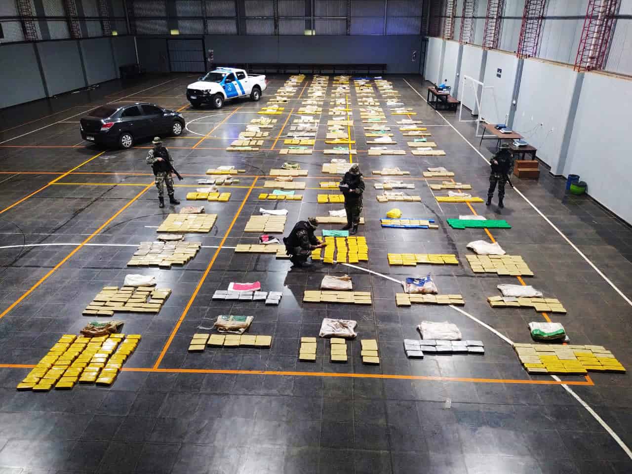 Garuhapé: decomisaron 2.300 kilos de marihuana valuada en unos $240 millones